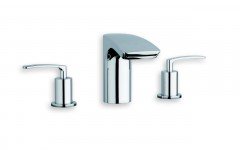 Aquatica Bollicine 3 Hole Deck Mounted Bath Filler (SKU 205) – Chrome